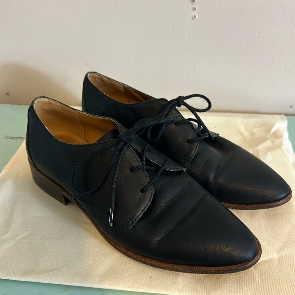 Madewell Frances Oxford Black shoes size 8.5